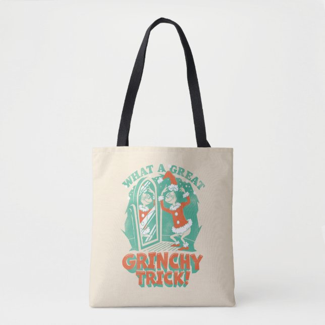 Tote Bag Dr Seuss | Quelle belle petite queue de Grinchy ! (Devant)