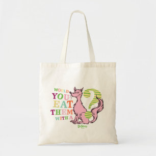 Tote Bag Dr Seuss   Voudriez-Vous Les Manger Avec Un Renard