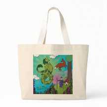 Tote Bag - Drachen im Wald