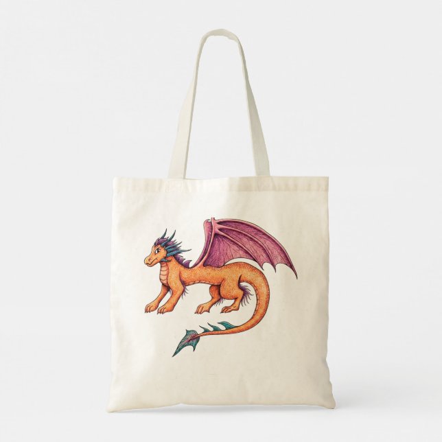 Tote Bag Dragon Amical (Dos)