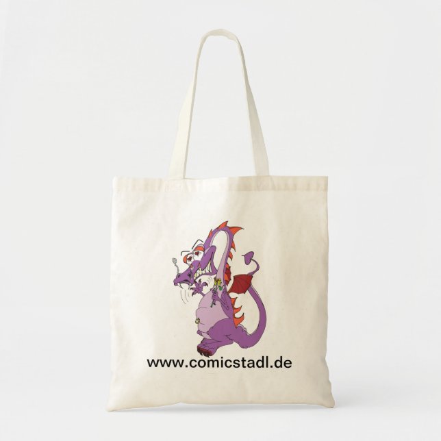 Tote Bag Dragon amoureux (Devant)