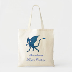 Tote Bag Dragon bleu Fourre-tout - par IDC - Script la