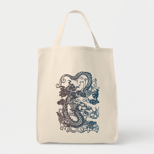 Tote Bag Dragon chinois Fourre-tout (Devant)