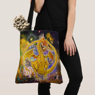 Tote Bag Dragon cosmique Topaz