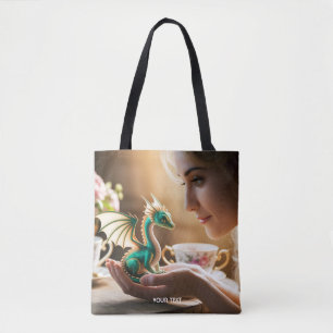 Tote Bag Dragon d'Iridescente minuscule Imaginaire