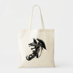 Tote Bag Dragon épique de minuit, créature fantastique de l