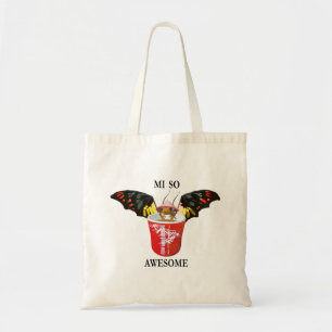 Tote Bag Dragon et tasse chinoise