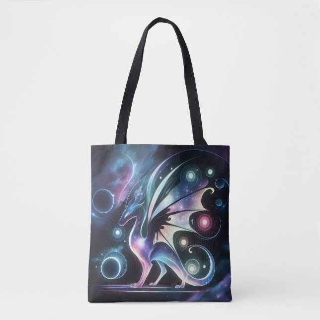 Tote Bag Dragon papillon spatial (Devant)