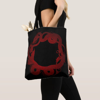 Tote Bag Dragon Rouge