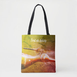 Tote Bag Dragonfly Co Pilot Insect Art Personnalisé