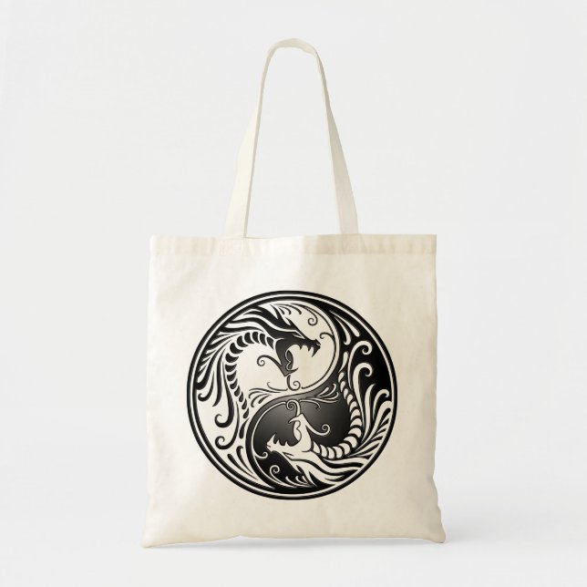 Tote Bag Dragons de Yin Yang (Devant)