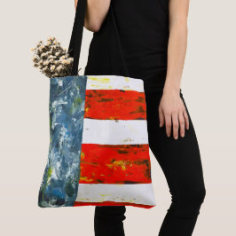 Tote Bag Drapeau Abstrait américain