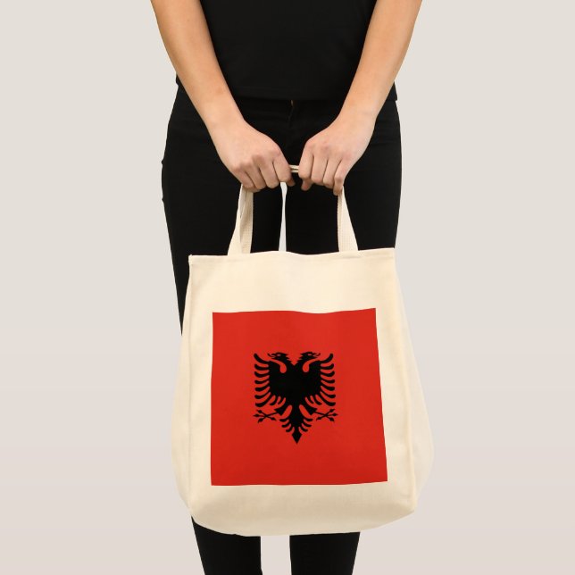 Tote Bag Drapeau albanais (Devant (produit))