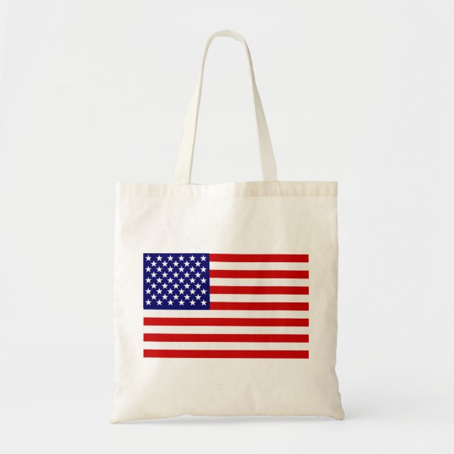 Tote Bag Drapeau américain (Devant)