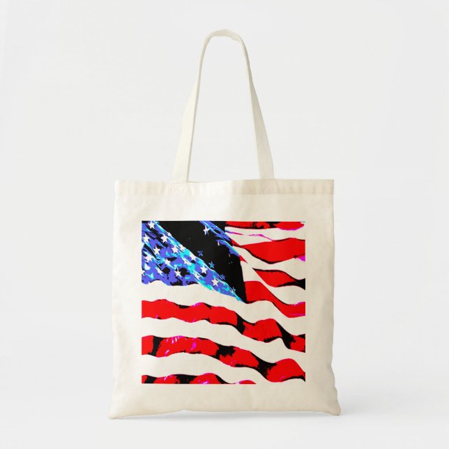 Tote Bag Drapeau américain (Devant)