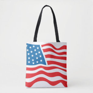 Tote Bag drapeau américain - 4 juillet