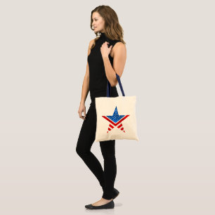 Tote Bag Drapeau américain 5 points Stars & Stripes