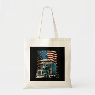 Tote Bag Drapeau américain de camionnette pour voiture patr
