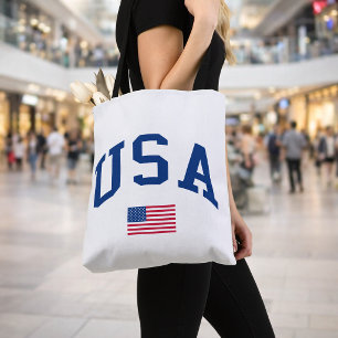 Tote Bag Drapeau américain de la fête de l'indépendance pat