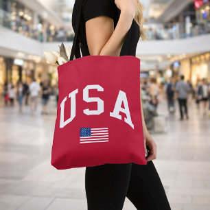 Tote Bag Drapeau américain de la fête de l'indépendance pat