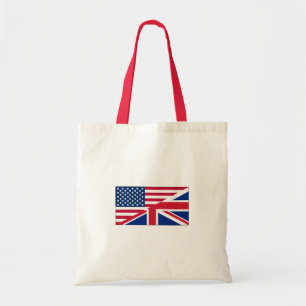 Tote Bag Drapeau américain Union Jack motif étoiles rayures