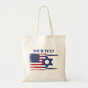 Tote Bag Drapeau Amérique Israël