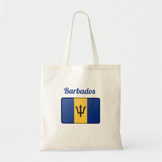Tote Bag Drapeau Barbade (Devant)