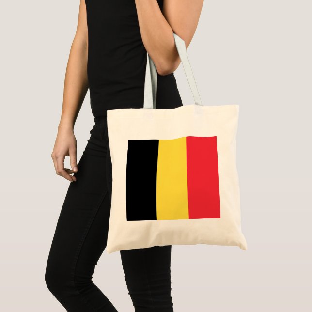 Tote Bag Drapeau belge (Devant (produit))