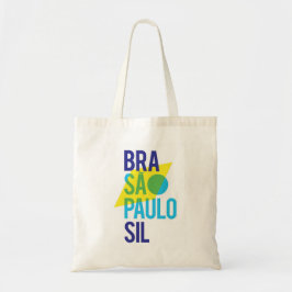 Tote Bag Drapeau Brasil São Paulo