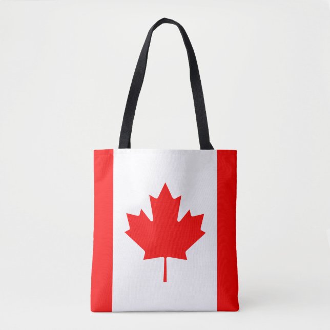 Tote Bag Drapeau canadien (Devant)