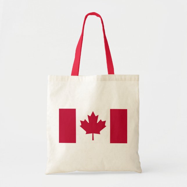 Tote Bag Drapeau canadien (Devant)