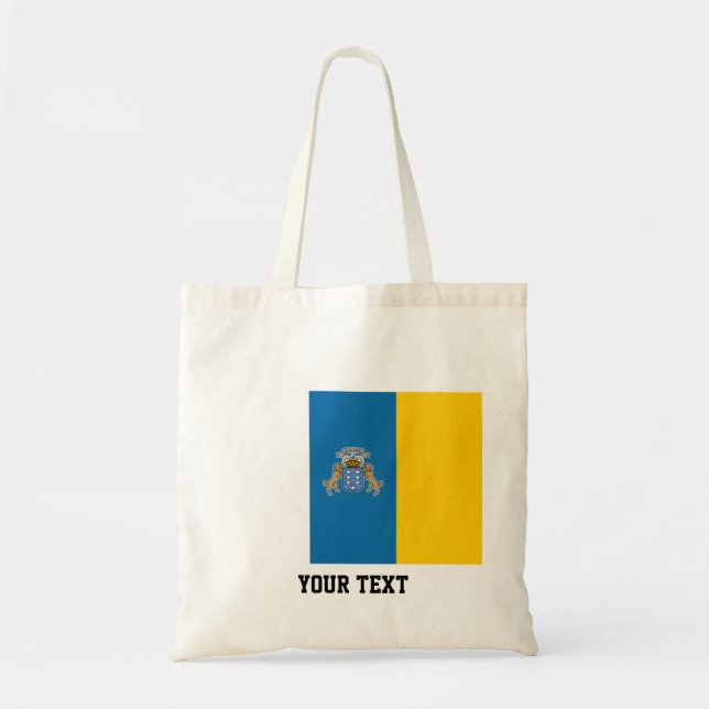 Tote Bag Drapeau canarien (Devant)