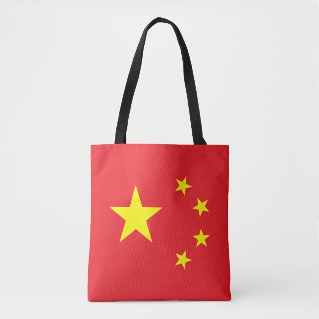 Tote Bag Drapeau chinois (Devant)