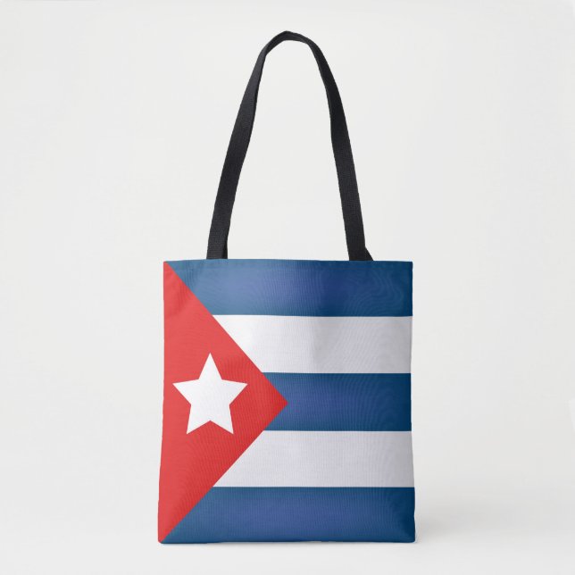 Tote Bag Drapeau cool Cuba (Devant)
