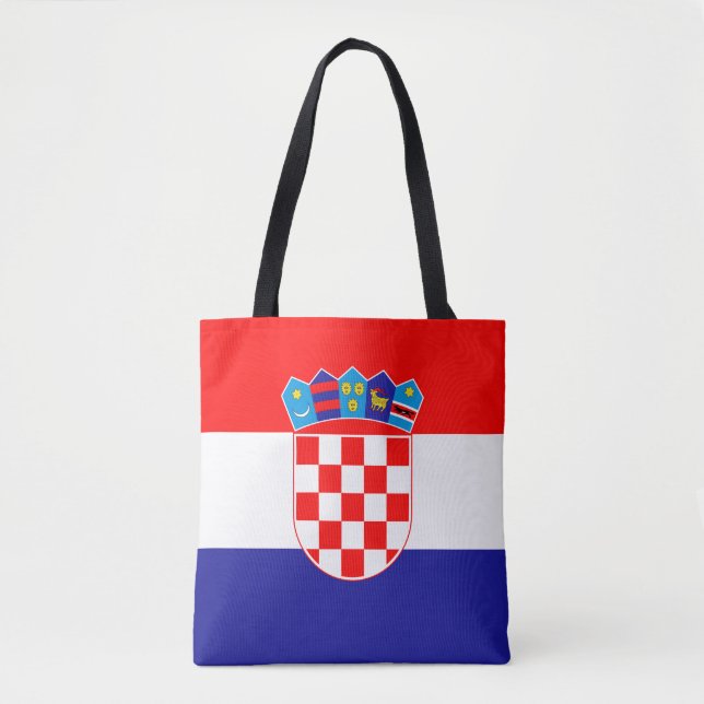 Tote Bag Drapeau croate (Devant)