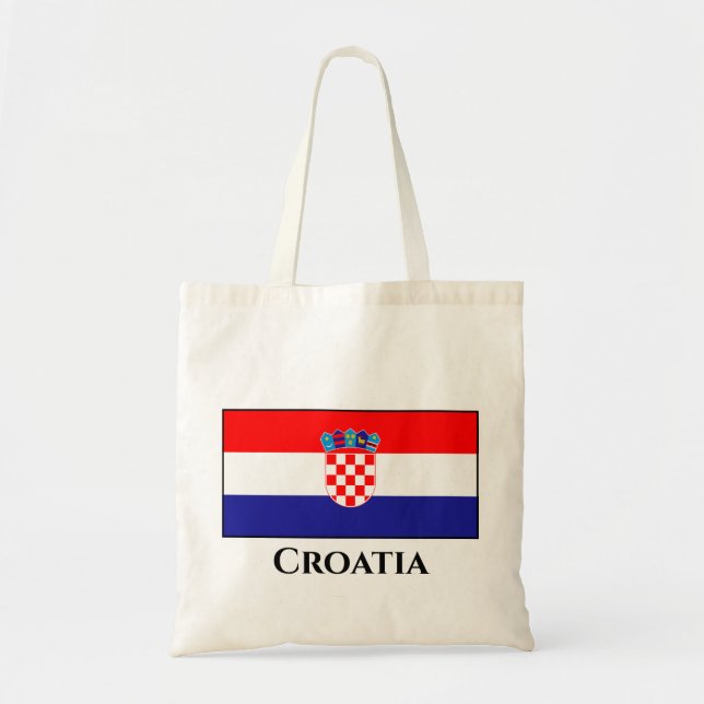 Tote Bag Drapeau Croatie (Devant)