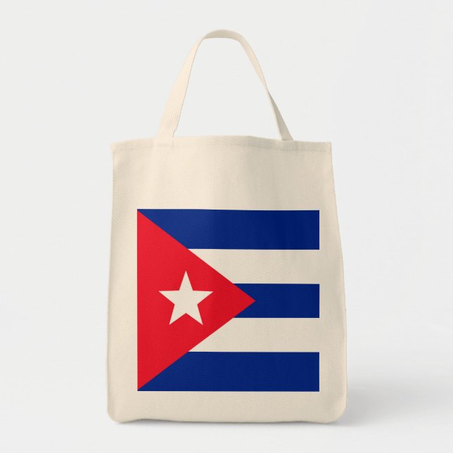 Tote Bag Drapeau Cuba (Devant)