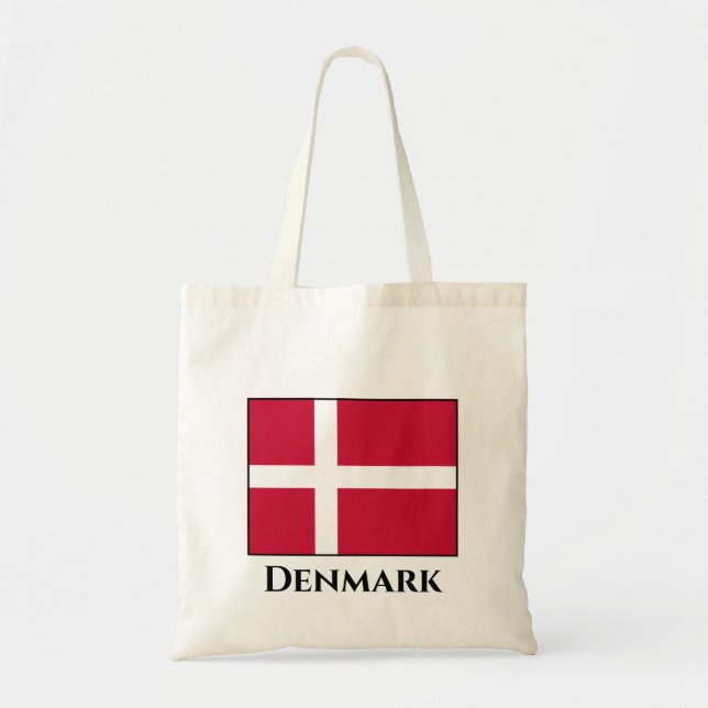 Tote Bag Drapeau danois (Devant)
