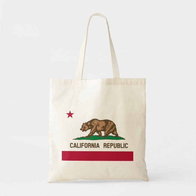 Tote Bag Drapeau de Californie (Devant)
