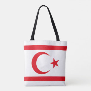 Tote Bag Drapeau de Chypre du Nord