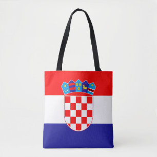 Tote Bag Drapeau de Croatie