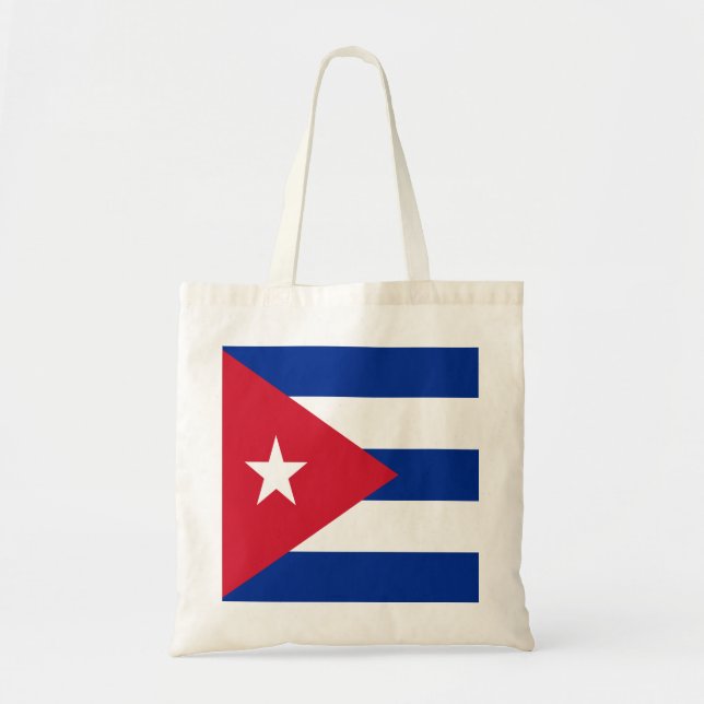 Tote Bag Drapeau de Cuba (Devant)