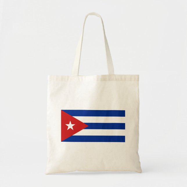 Tote Bag Drapeau de Cuba (Devant)