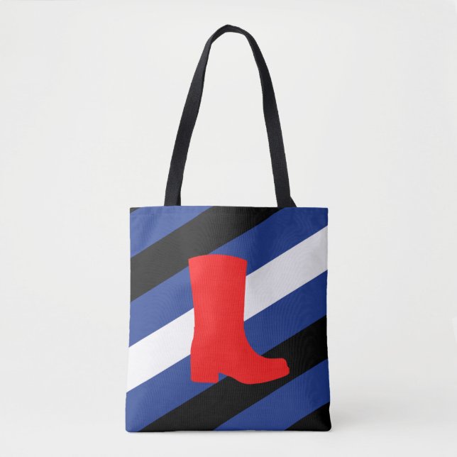 Tote Bag Drapeau de fierté de bottes (Devant)