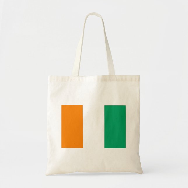 Tote Bag Drapeau de la Côte d'Ivoire (Devant)