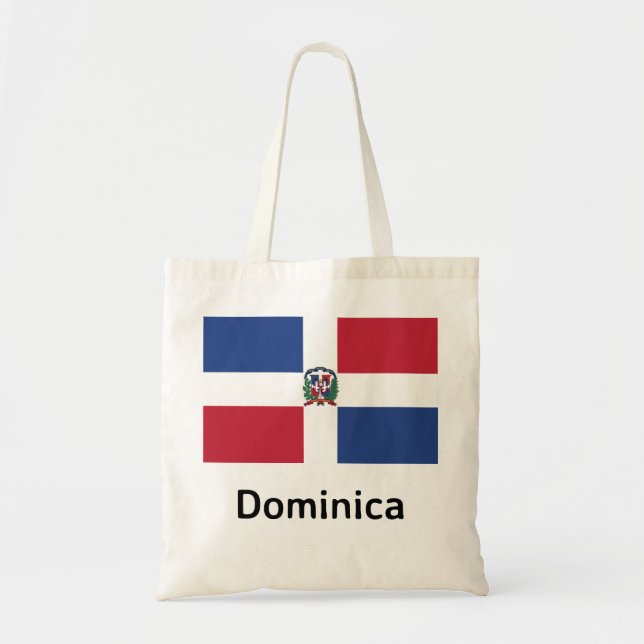 Tote Bag Drapeau de la Dominique (Devant)