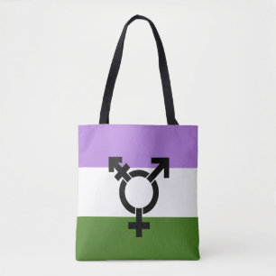 Tote Bag Drapeau de la fierté de genre