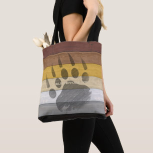 Tote Bag drapeau de la fierté des ours de SlipperyJoe's tex