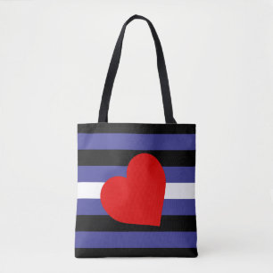 Tote Bag Drapeau de la Fierté en cuir