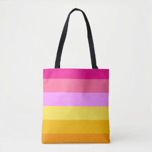 Tote Bag Drapeau de la fierté lesbienne (Aube)